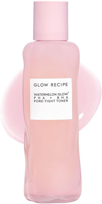 Glow Recipe PHA + BHA Face Toner, Korean Exfoliating Toner for Pores, Gentle Chemical Exfoliant +... | Amazon (US)