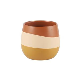 4" Ombre Terra Cotta & Yellow Ceramic Pot by Ashland® | Michaels | Michaels Stores