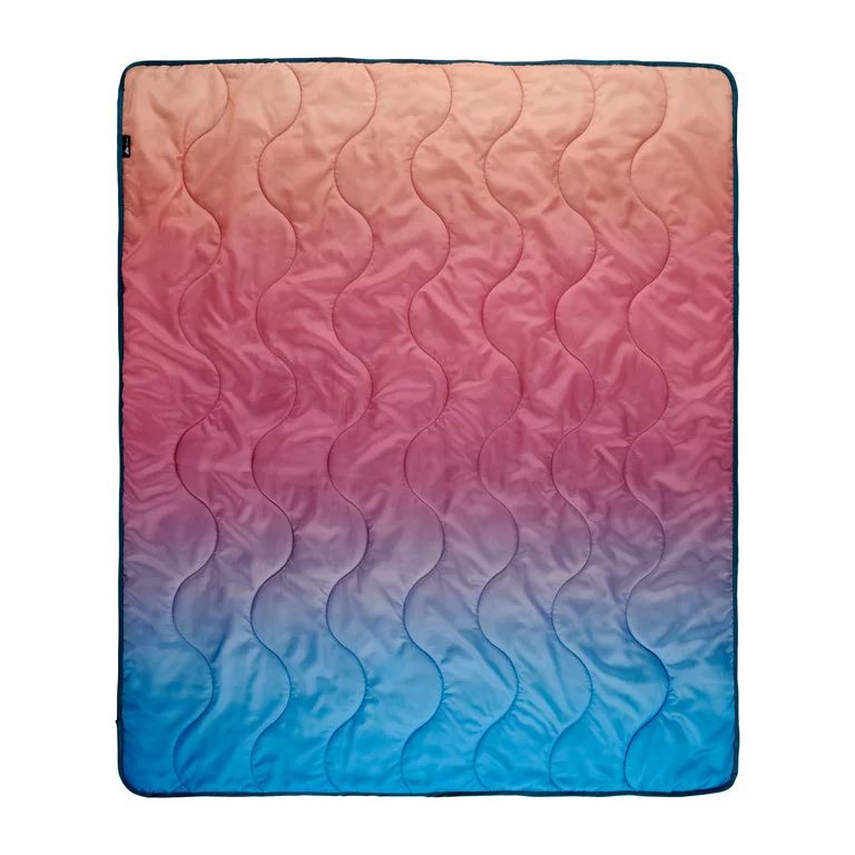 Ozark Trail Packable Blanket, 70" x 60" in Gradient Design with Stuff Sack for Camping Traveling ... | Walmart (US)