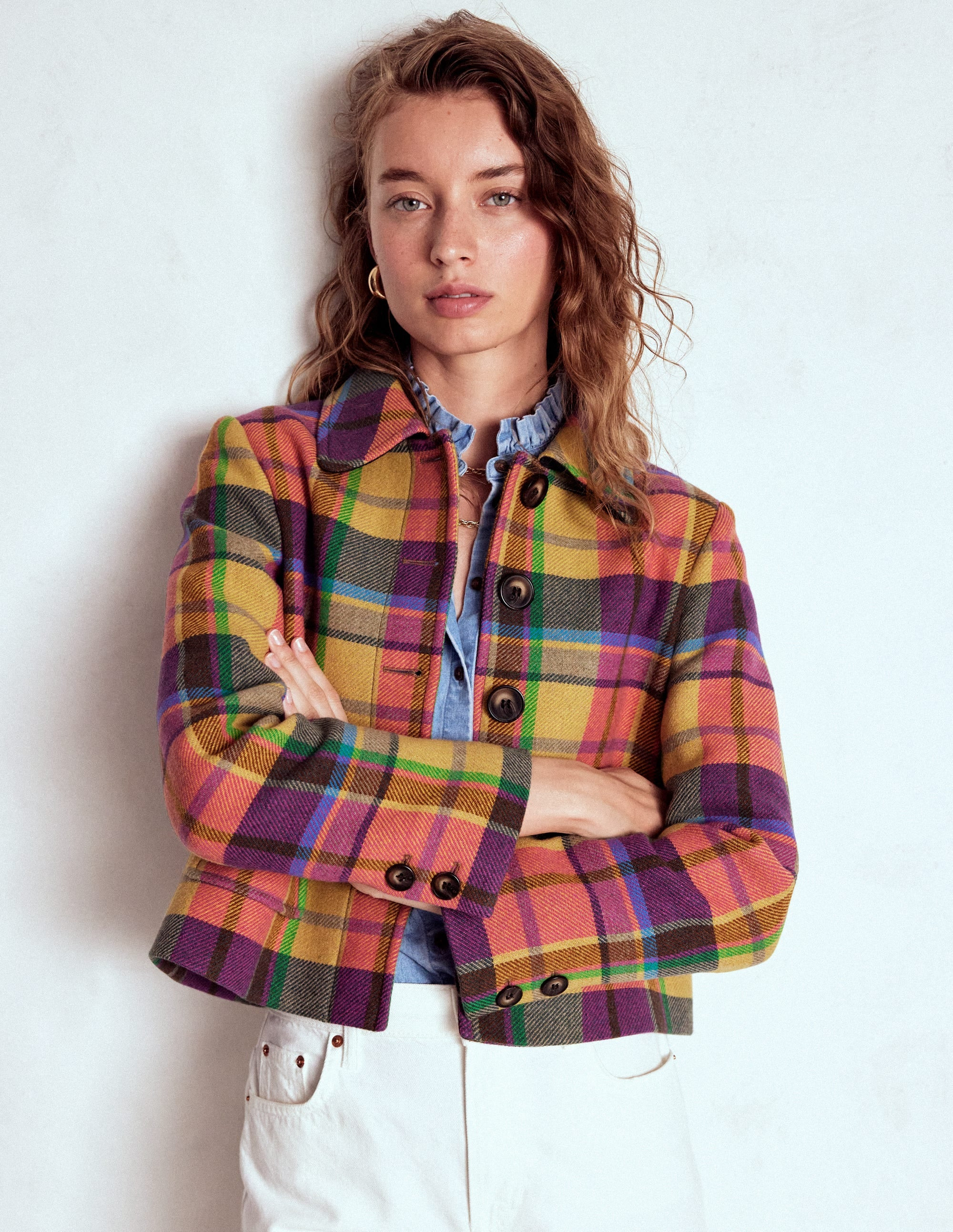 Knightsbridge Wool Jacket-Multi Check | Boden (US)