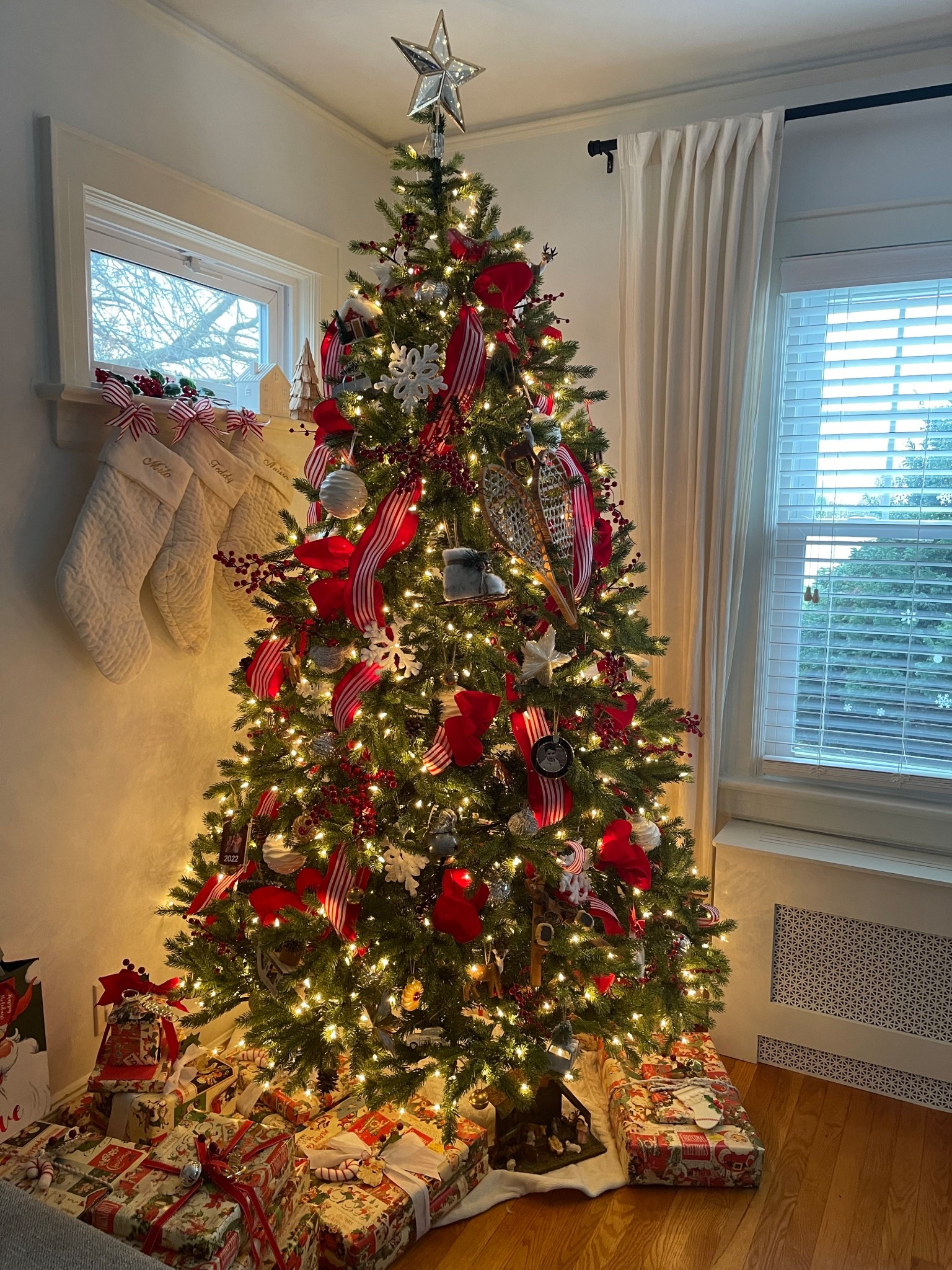 Christmas tree
Christmas decorations
Star
Ribbon
Candy cane
Ornaments
Holiday decor
Ski chalet
Snow shoes
Deer ornament
Stockings
Garland
Tree skirt
Woodland
Animals
Gold ornament
White ornament
Silver ornament
Picture frame ornament

#LTKFindsUnder100 #LTKHome #LTKHoliday