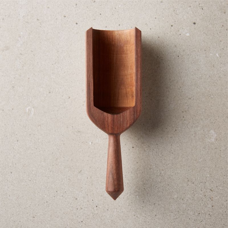 All You Need Walnut Wood Scoop + Reviews | CB2 | CB2