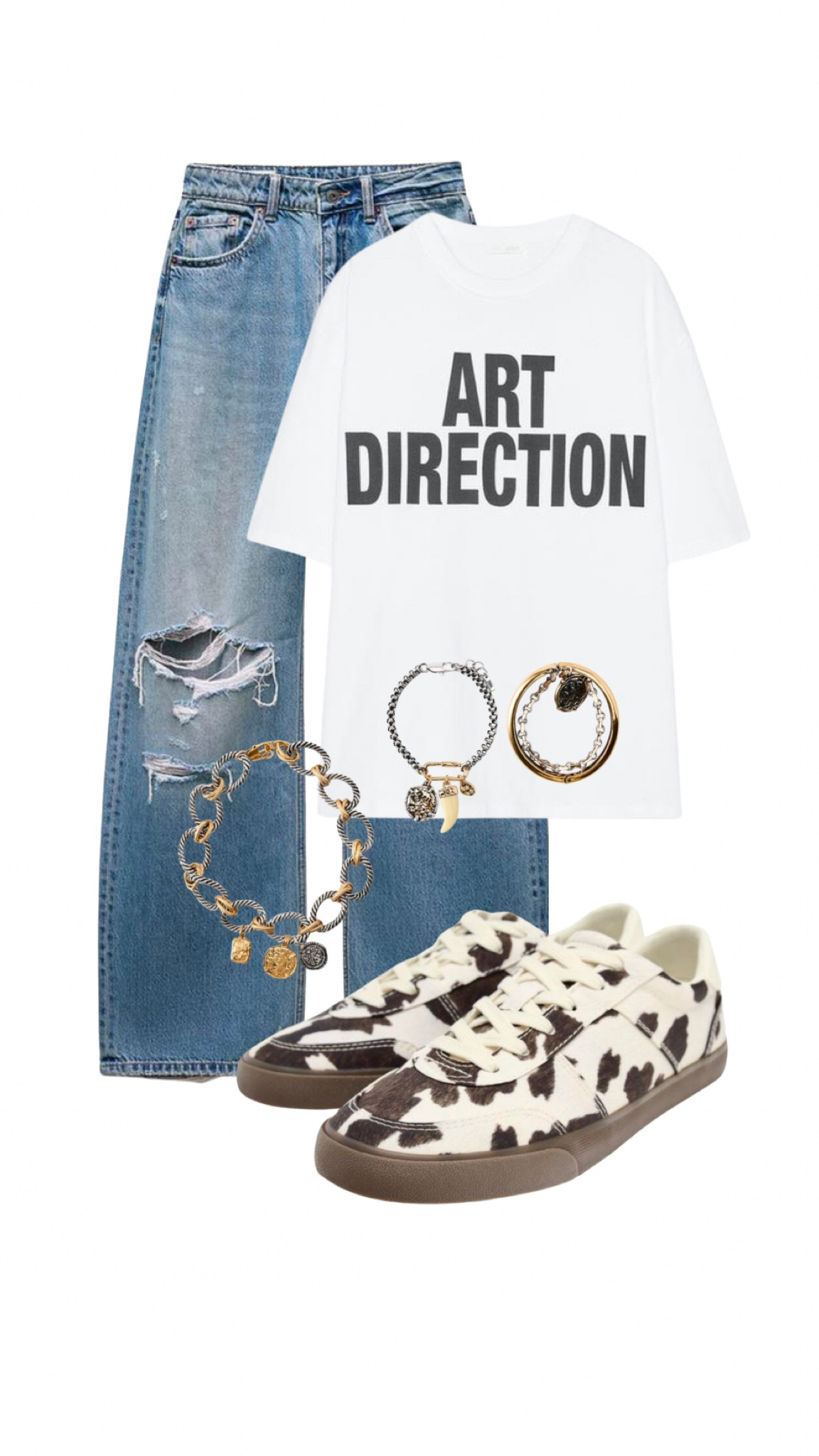 Casual fashion! 

Baggy denim jeans, graphic tee/tshirt and sneakers. 

Love this look for casual brunch with the girls or coffee. 

Outfit ideas! Outfit inspo

#LTKU #LTKStyleTip
