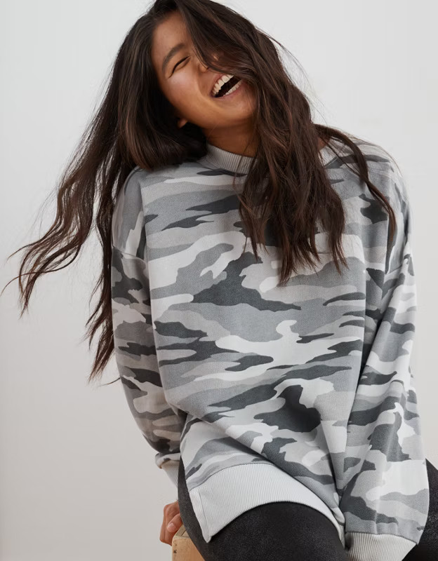 Aerie Oversized Desert Sweatshirt | American Eagle Outfitters (US & CA)