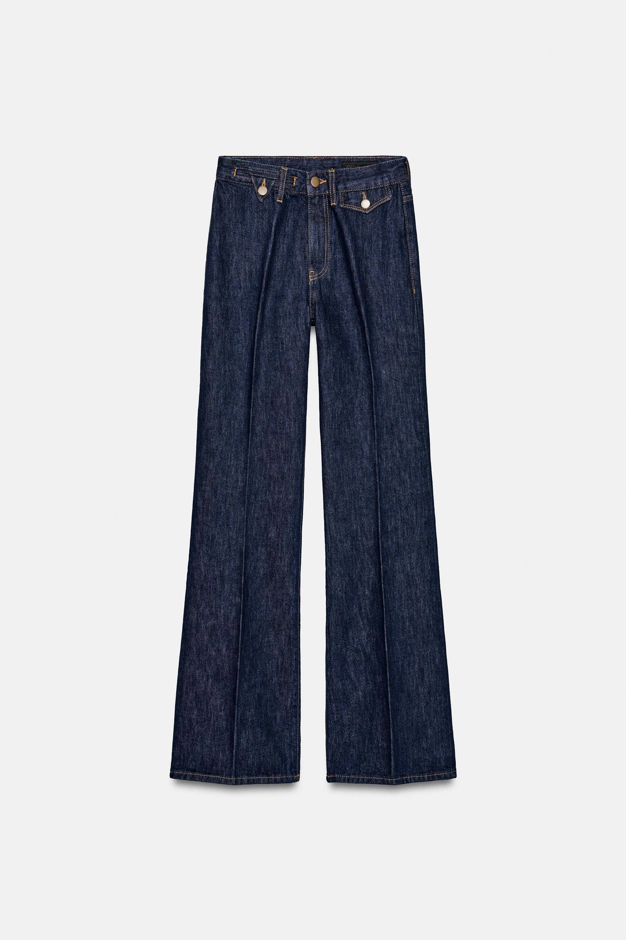 ZW COLLECTION FLARE HIGH-WAIST JEANS | Zara UK