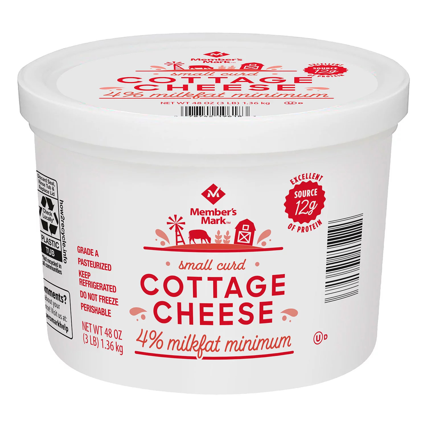 Member's Mark 4% Cottage Cheese (3 lbs.) | Sam's Club