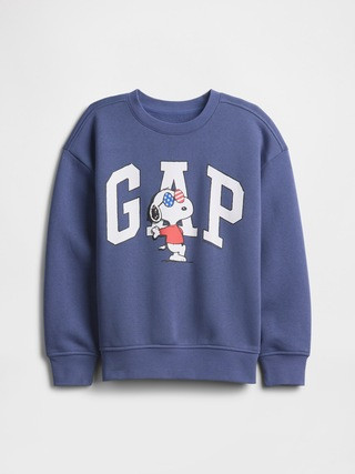 GapKids | Peanuts Relaxed Logo Sweatshirt | Gap Factory