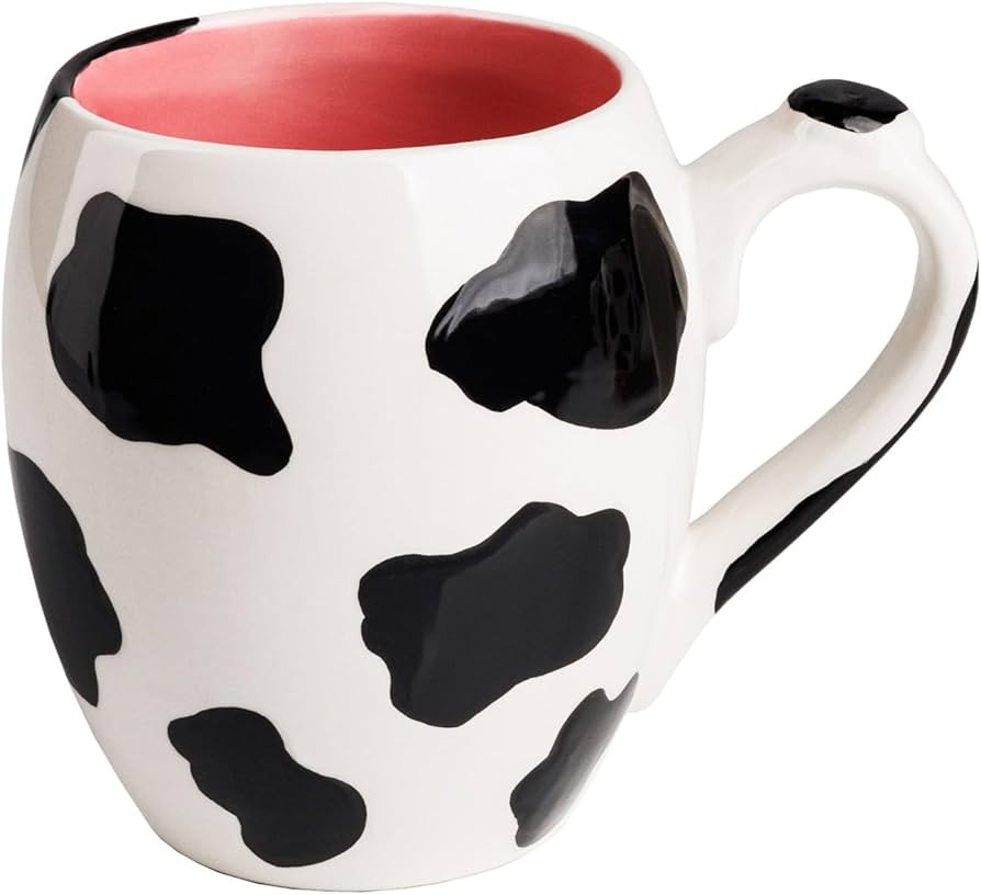 SWEETLO Large Cow Coffee Mug Stuff Ceramic Cup - 20oz (600 ml) Cow Coffee Mug - Weird Milk Cow Pr... | Amazon (US)