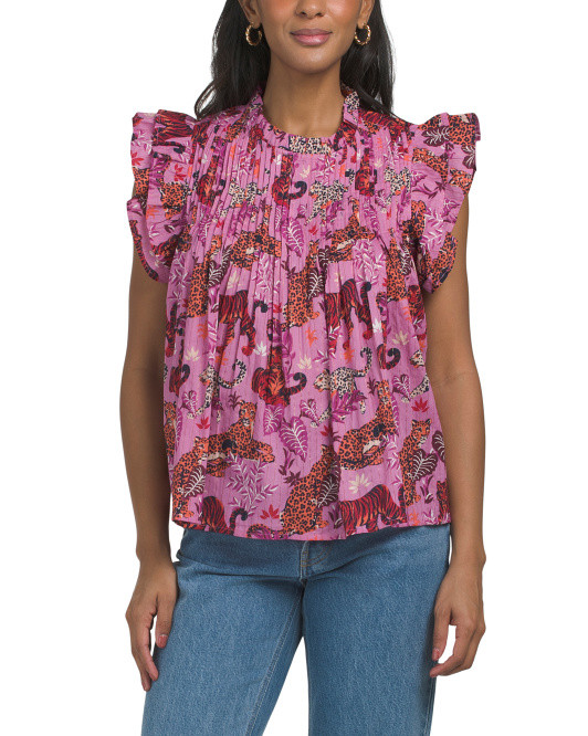 Feline Fatale When In Doubt Blouse | TJ Maxx