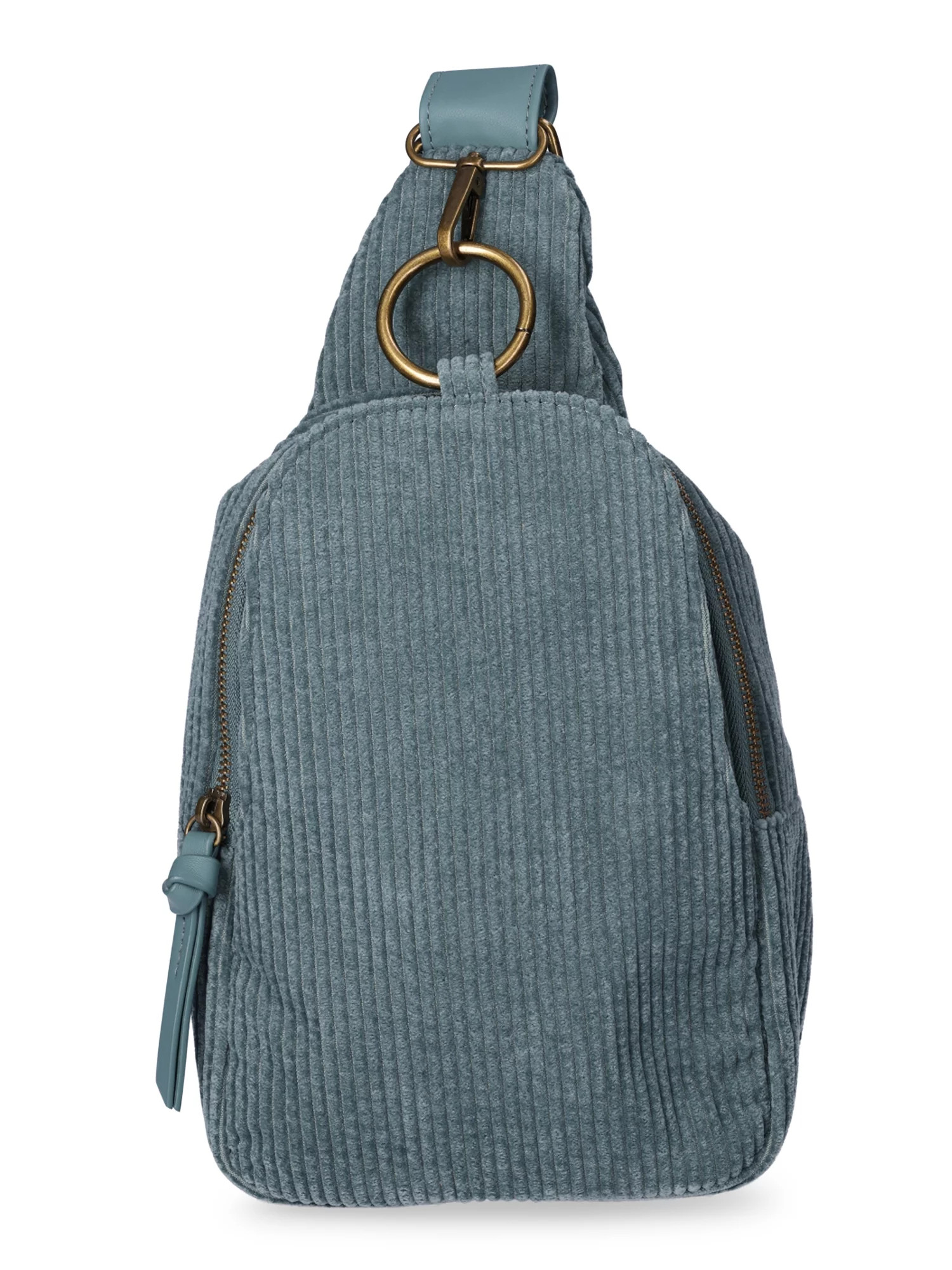 No Boundaries Women's Casual Sling Handbag Teal Atlantic - Walmart.com | Walmart (US)