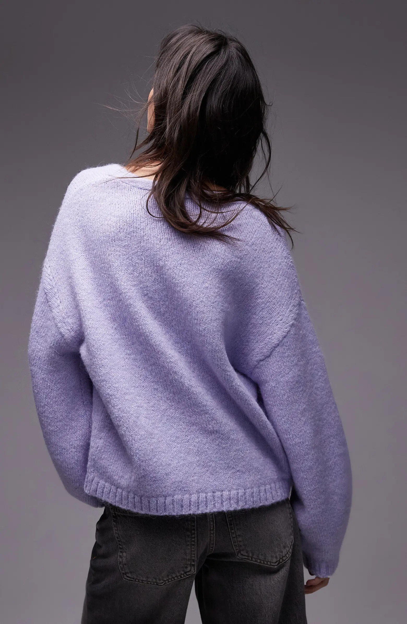 Topshop Oversize V-Neck Sweater | Nordstrom | Nordstrom