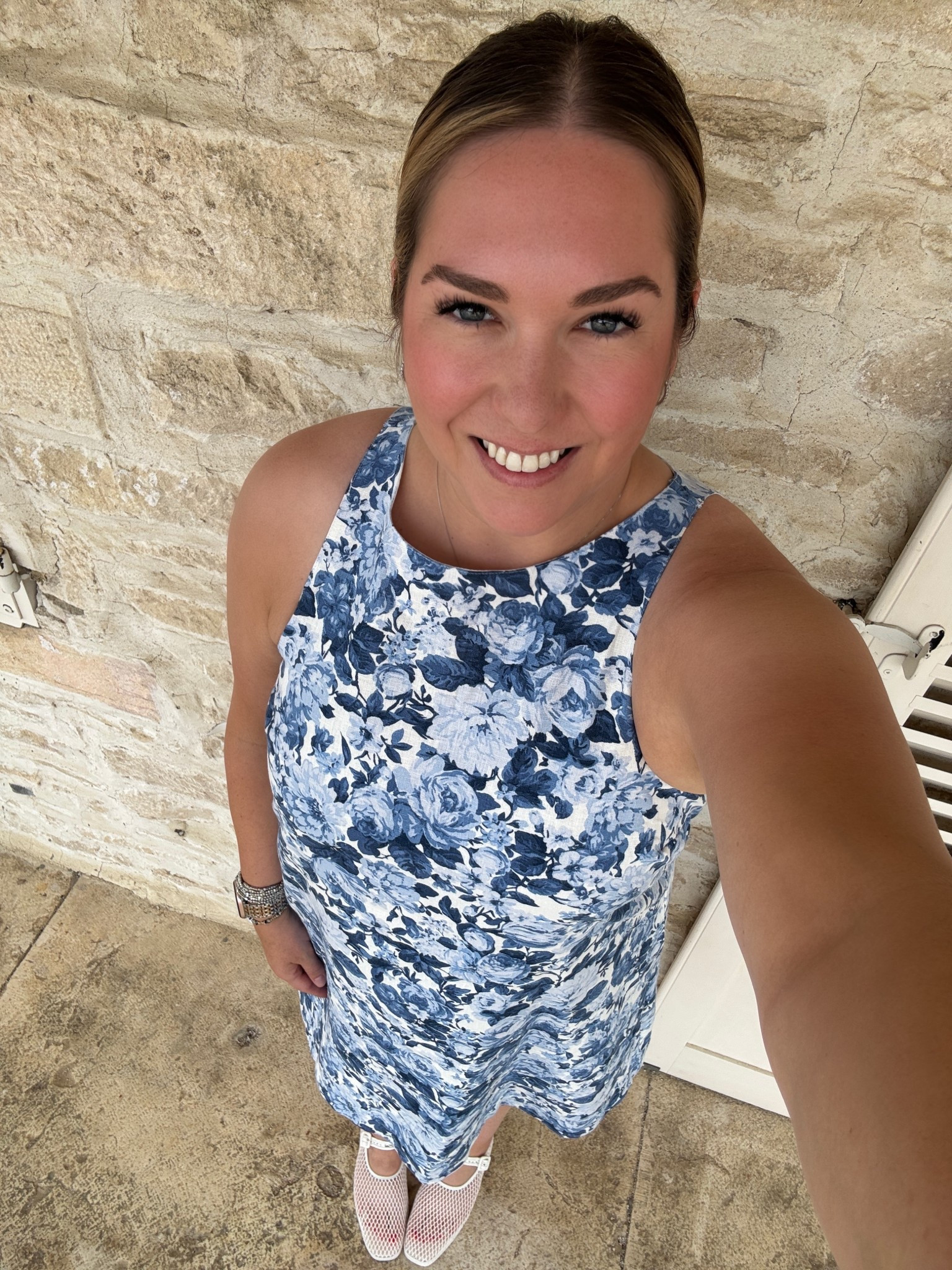 First night in Burgundry an loving all the little villages. This dress is older so I linked similar but it’s the perfect French Blue. The shoes added a little edge which I love with the dress  

#LTKShoeCrush #LTKTravel #LTKSummerEdit