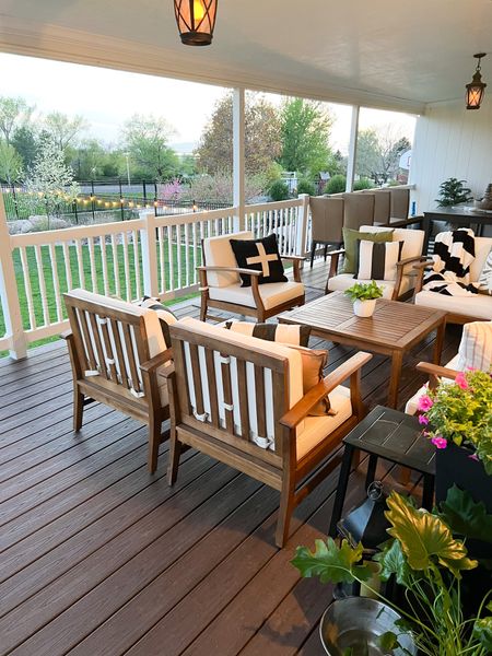 Sharing my favorite outdoor back deck and patio furnishings!

#LTKhome