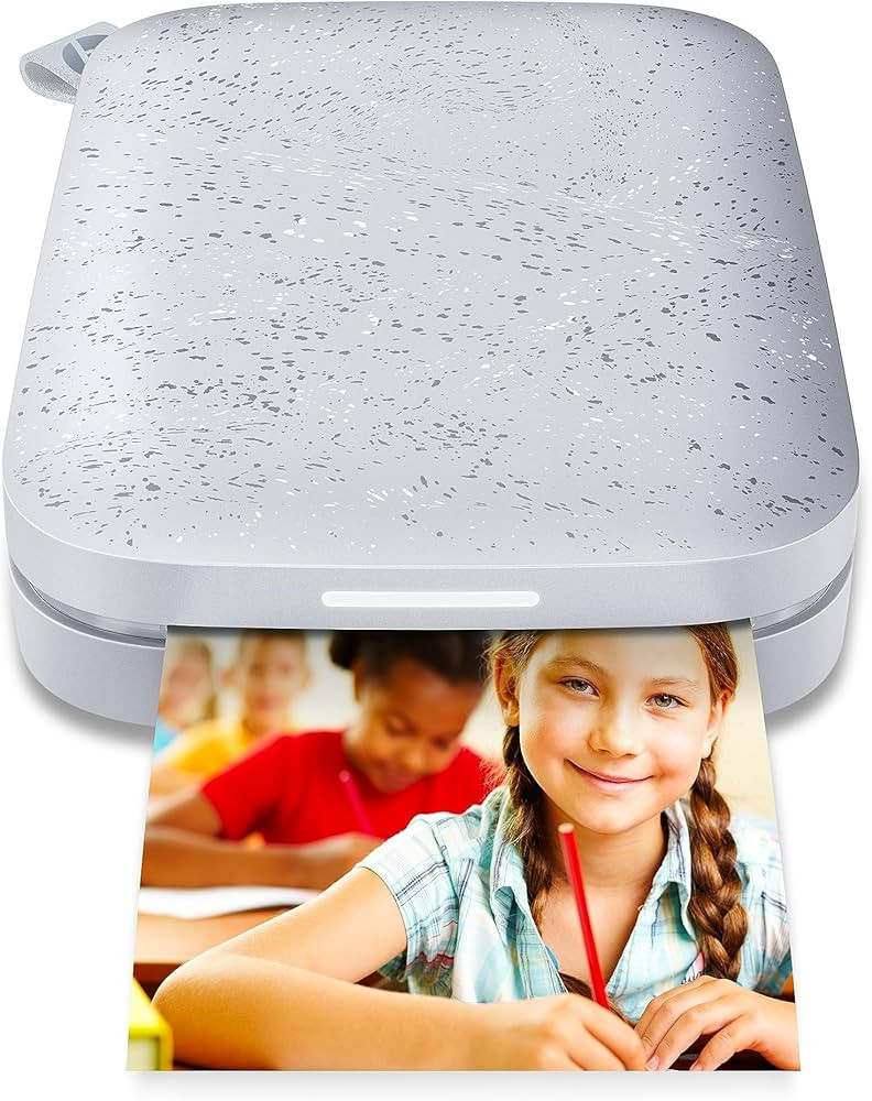 HP Sprocket Portable 2x3" Instant Color Photo Printer (Luna Pearl) Print Pictures on Zink Sticky-... | Amazon (US)