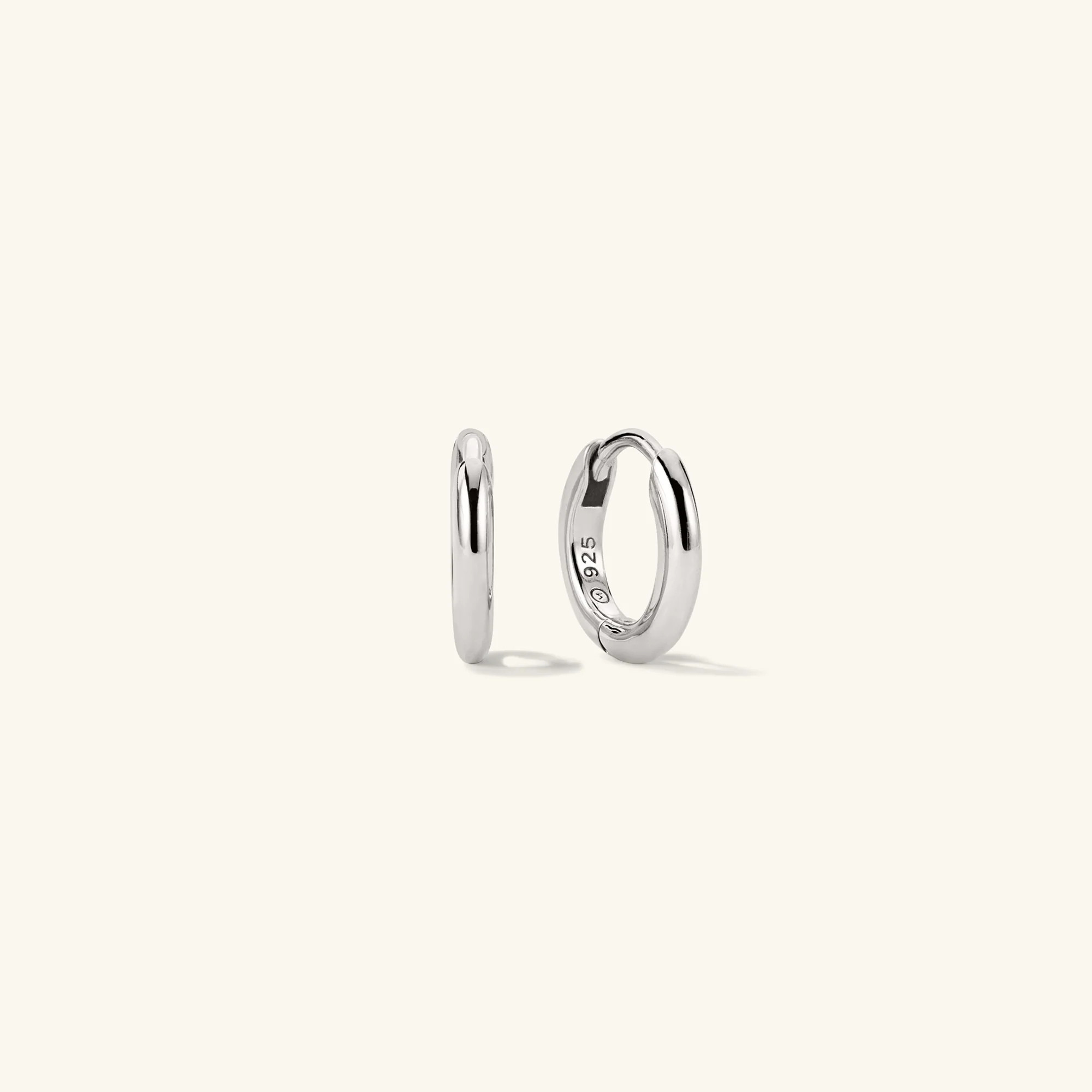 Tube Huggie Hoops | Mejuri Fine Crew