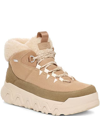 TerreTrail Cozy Lace Waterproof Suede Family Matching Winter Booties | Dillard's