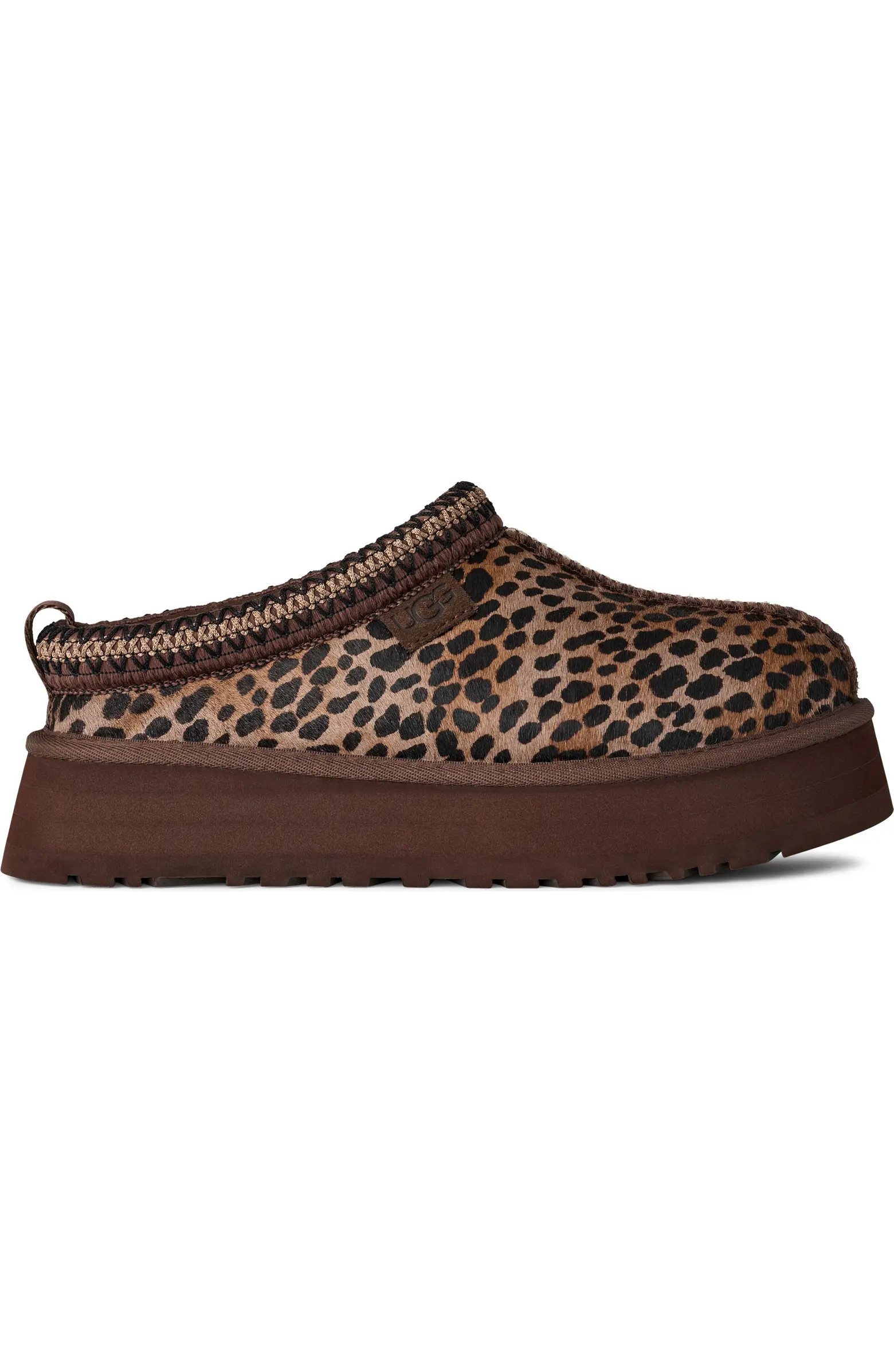 UGG® Tazz Caspian Genuine Calf Hair Platform Slipper (Women) | Nordstrom | Nordstrom