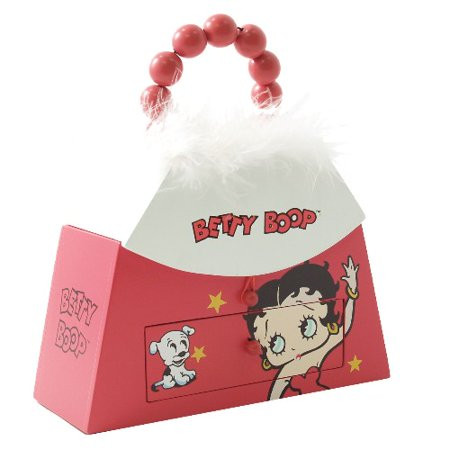 Betty Boop Wooden Purse-Shaped Trinket Box | Walmart (US)