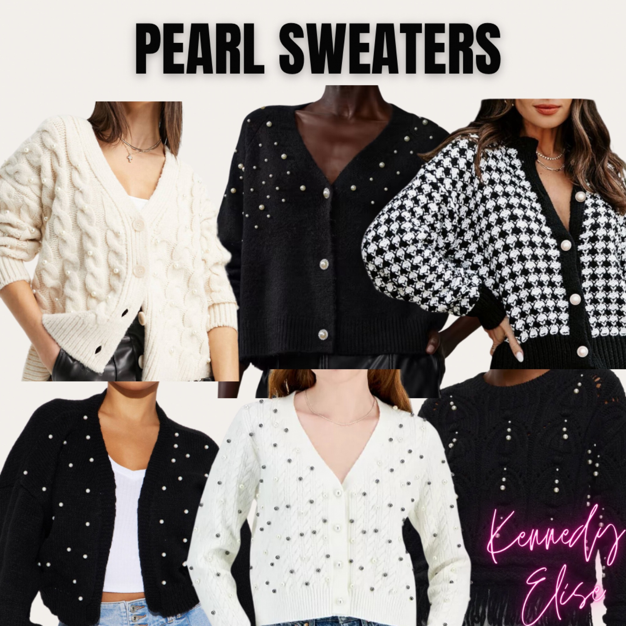 Pearl sweaters are such a cute trend that can be worn for any occasion. Here are a few of my favorite Pearl sweater finds. 

*Sweaters not tagged are from NY & Company and Fashion Nova

#LTKworkwear #LTKMostLoved #LTKstyletip
