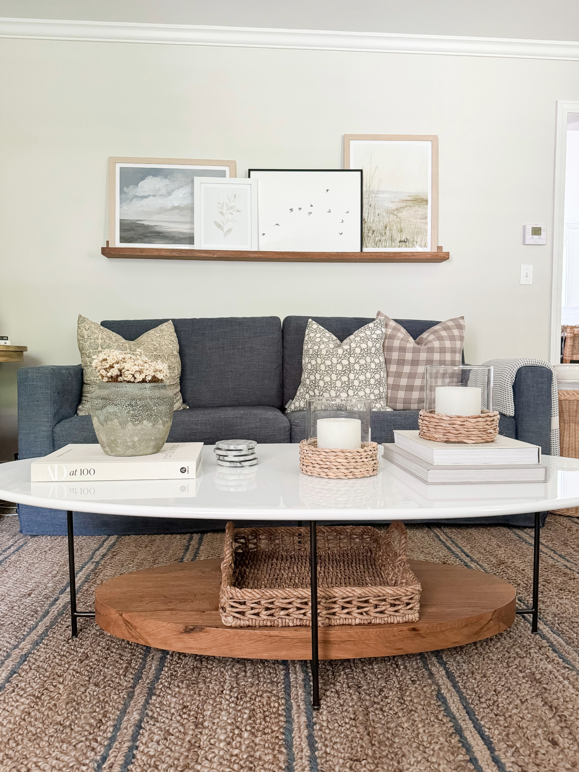 Coastal Coffee Table Styling

candle holder, woven candle holder, marble coasters, rattan tray, wood chain, coffee table books, white coffee table, jute rug, sherri calnan home 

 #LTKSummerEdit #LTKSeasonal #LTKHome