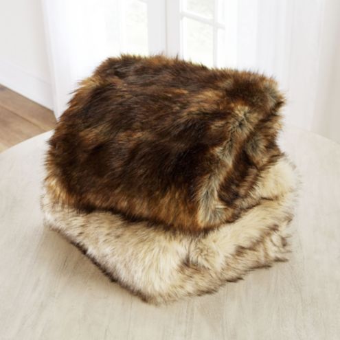 Lush Faux Fur Throw | Ballard Designs, Inc.