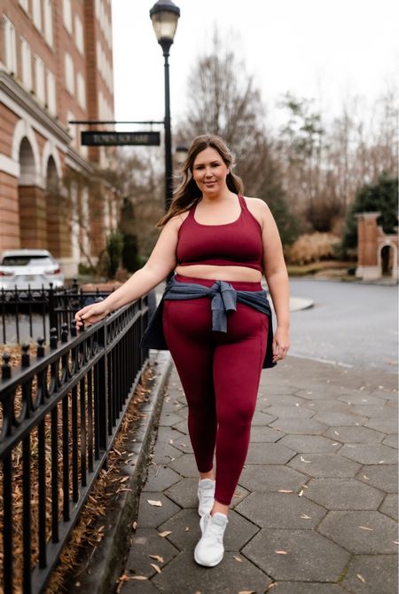 In 2023 we are LOVING affordable plus size athleisure that is as cute as it is comfy! This set is from Freely - the sports bra is a 2X and runs true to size (I am a 42DD for reference), the workout pants with pockets run generous, so I got them in a 1X, and the sweatshirt is true to size - I'm wearing a 2X! These budget-friendly options are great for yoga, low-impact workouts, running errands, or just lounging! 

#LTKFind #LTKcurves #LTKfit