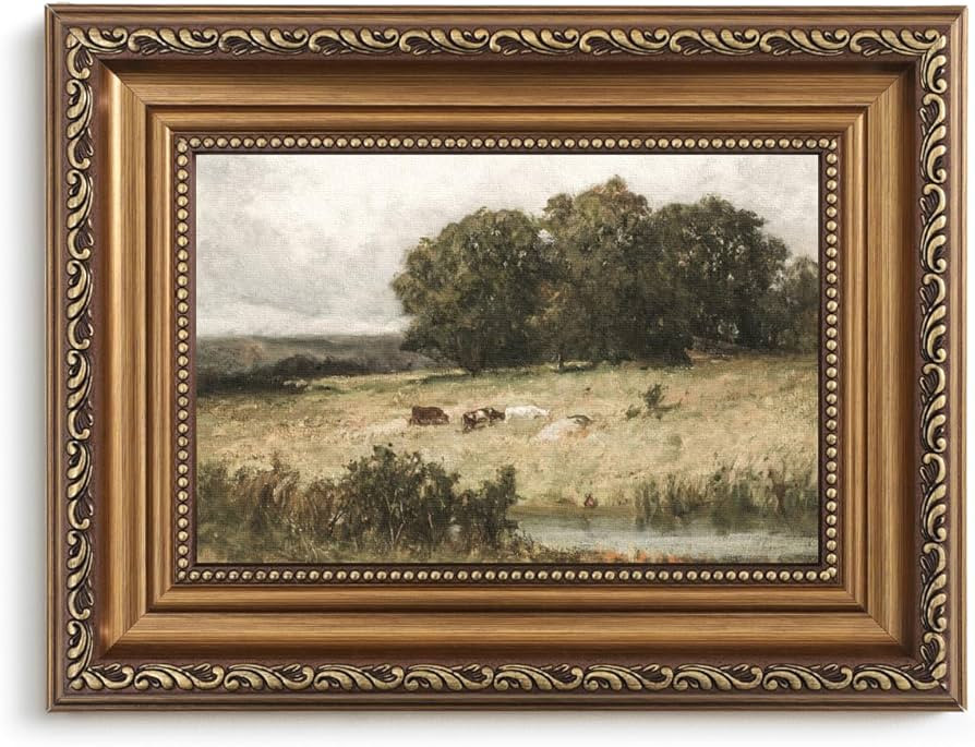 CUMLKGT landscape art wall decor floral prints Can be hung on metope floral canvas wall art Three... | Amazon (US)