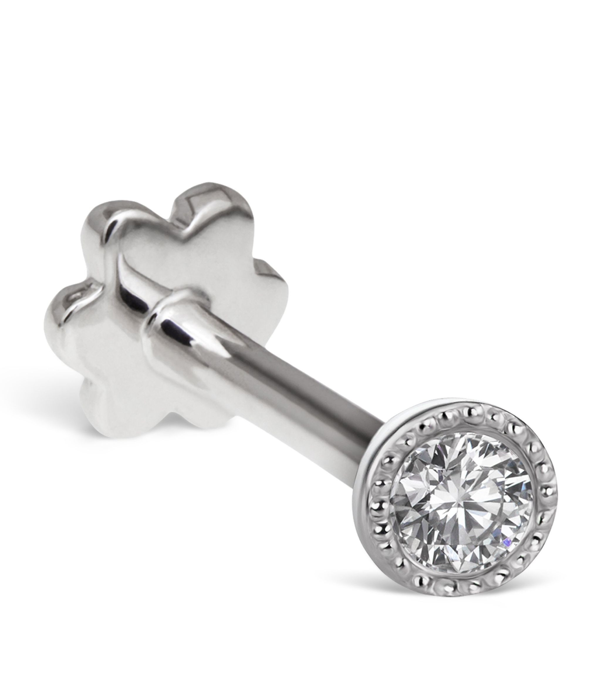 2Mm Scalloped Set Diamond Thre | Harrods