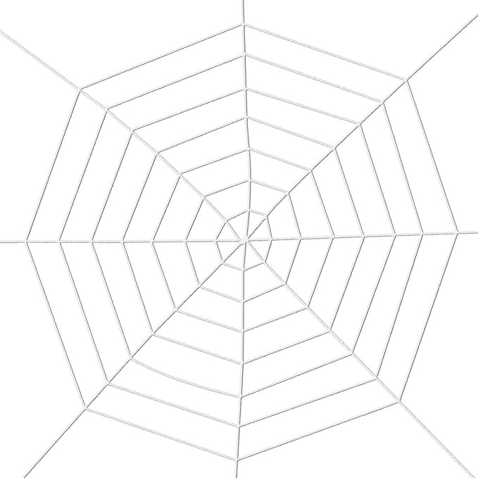YUNAI Spider Webs Halloween Decorations Outdoor, 10.5ft 7 Coils White Fake Spider Web, Scary Haun... | Amazon (US)