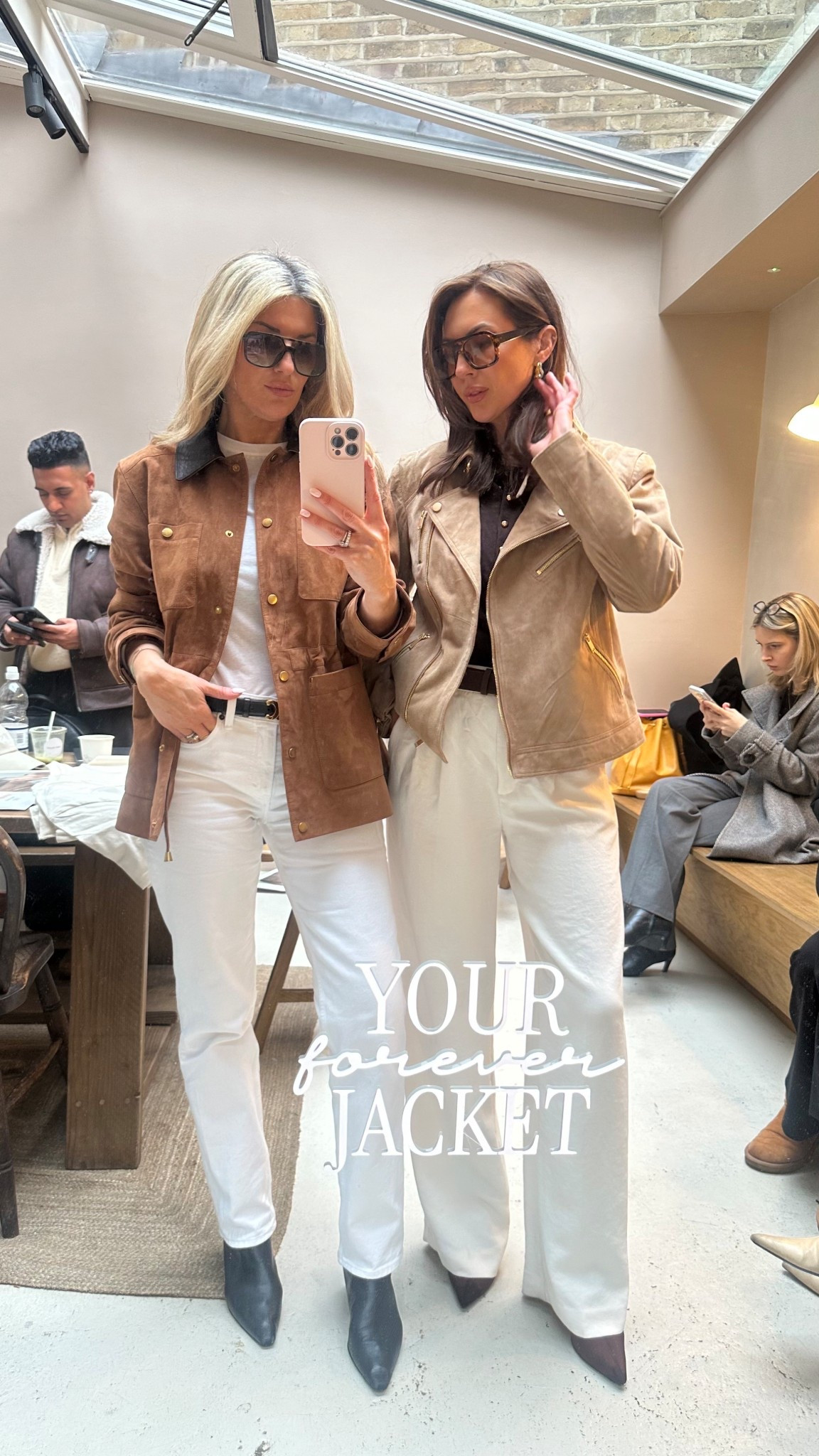 Links to these gorgeous jackets and the suede trench coat we both loved too 
❤️❤️

#LTKspring #LTKover50style #LTKstyletip