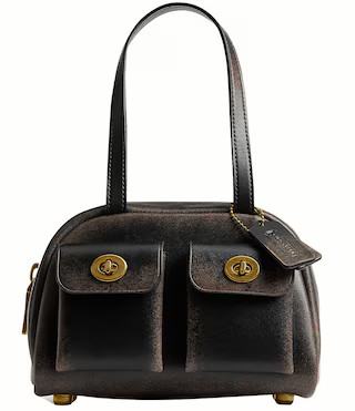 COACH Twin Turnlock Bag 20 Loved Leather | Dillard's | Dillard's