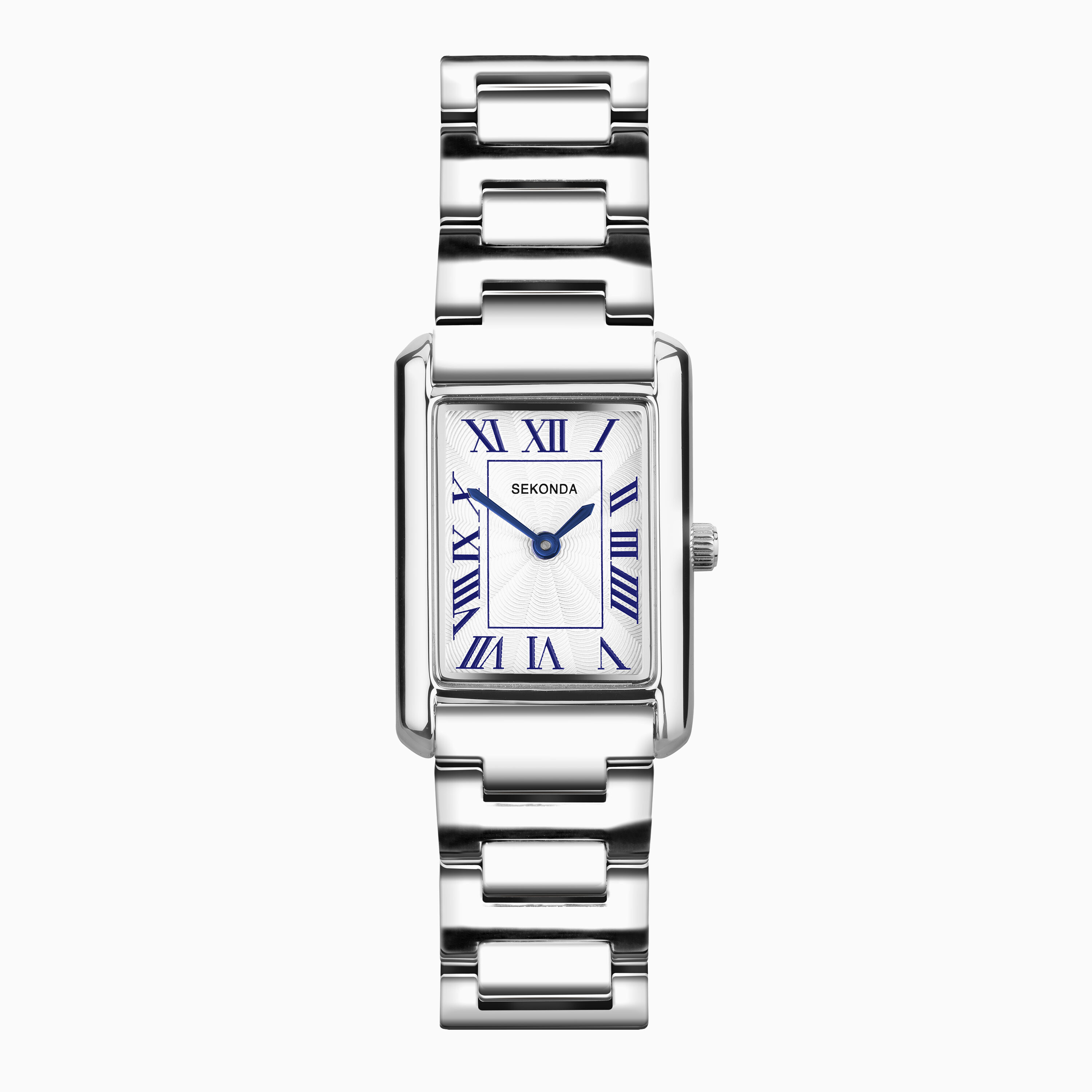 Sekonda Colette Ladies Watch | Silver Alloy Case & Bracelet | Rectangular 22mm Case | White Dial | Sekonda