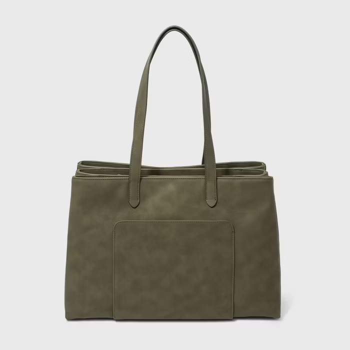 Cayden Triple Compartment Tote Handbag - Universal Thread™ | Target