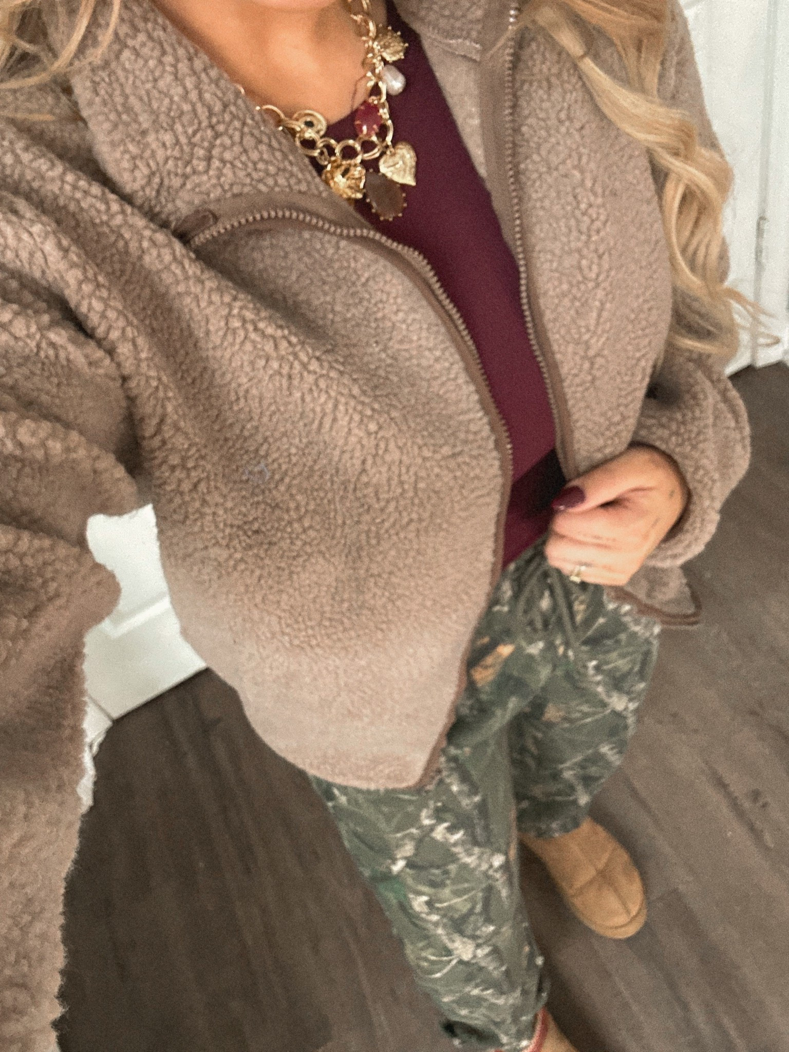 Obsessed with the men’s section Sherpa in tan!!! 😍👏🏼 wearing a size medium! 

#LTKSeasonal #LTKMidsize #LTKFindsUnder50