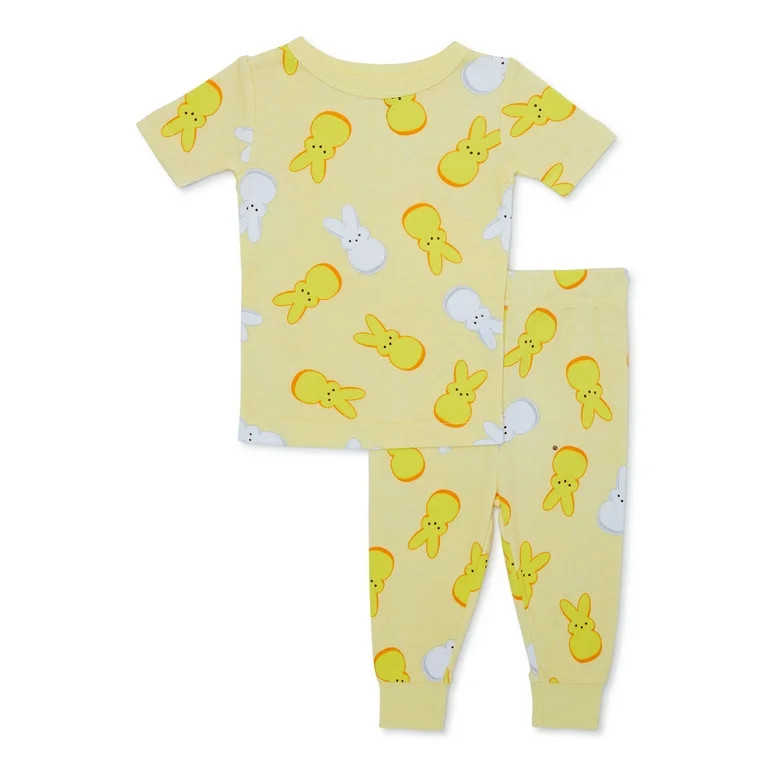 Peeps Toddler Unisex Easter Pajama Set, 2 Piece, Sizes 12M-5T | Walmart (US)