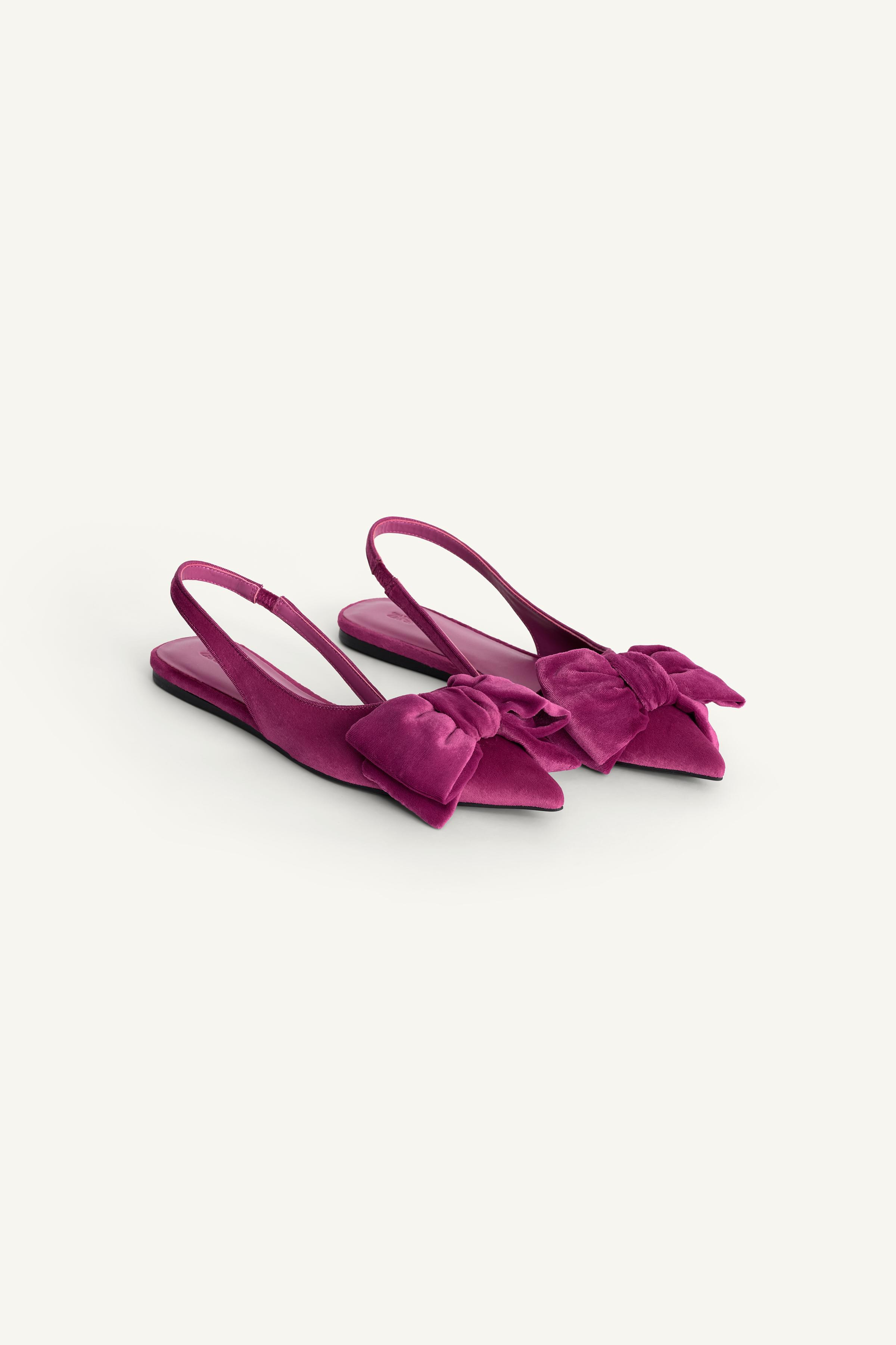 LIMITED EDITION SLINGBACKS WITH MAXI BOW | Zara US