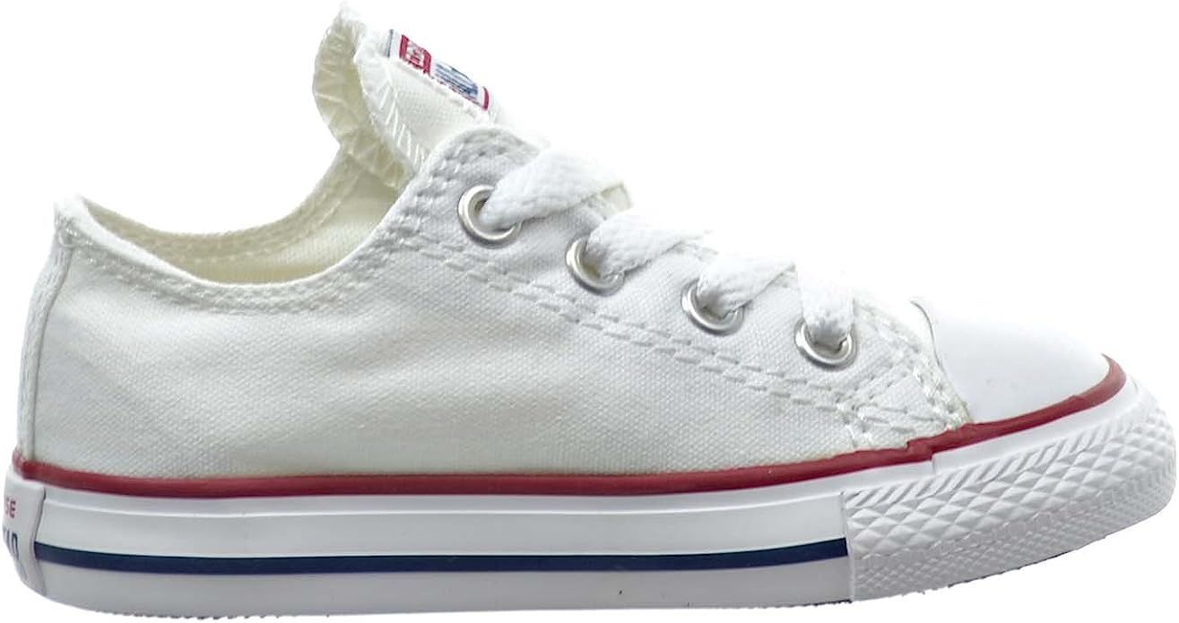 Amazon.com | Converse Chuck Taylor All Star OX Toddler Shoes Optical White 7j256 (4 M US) | Sneak... | Amazon (US)