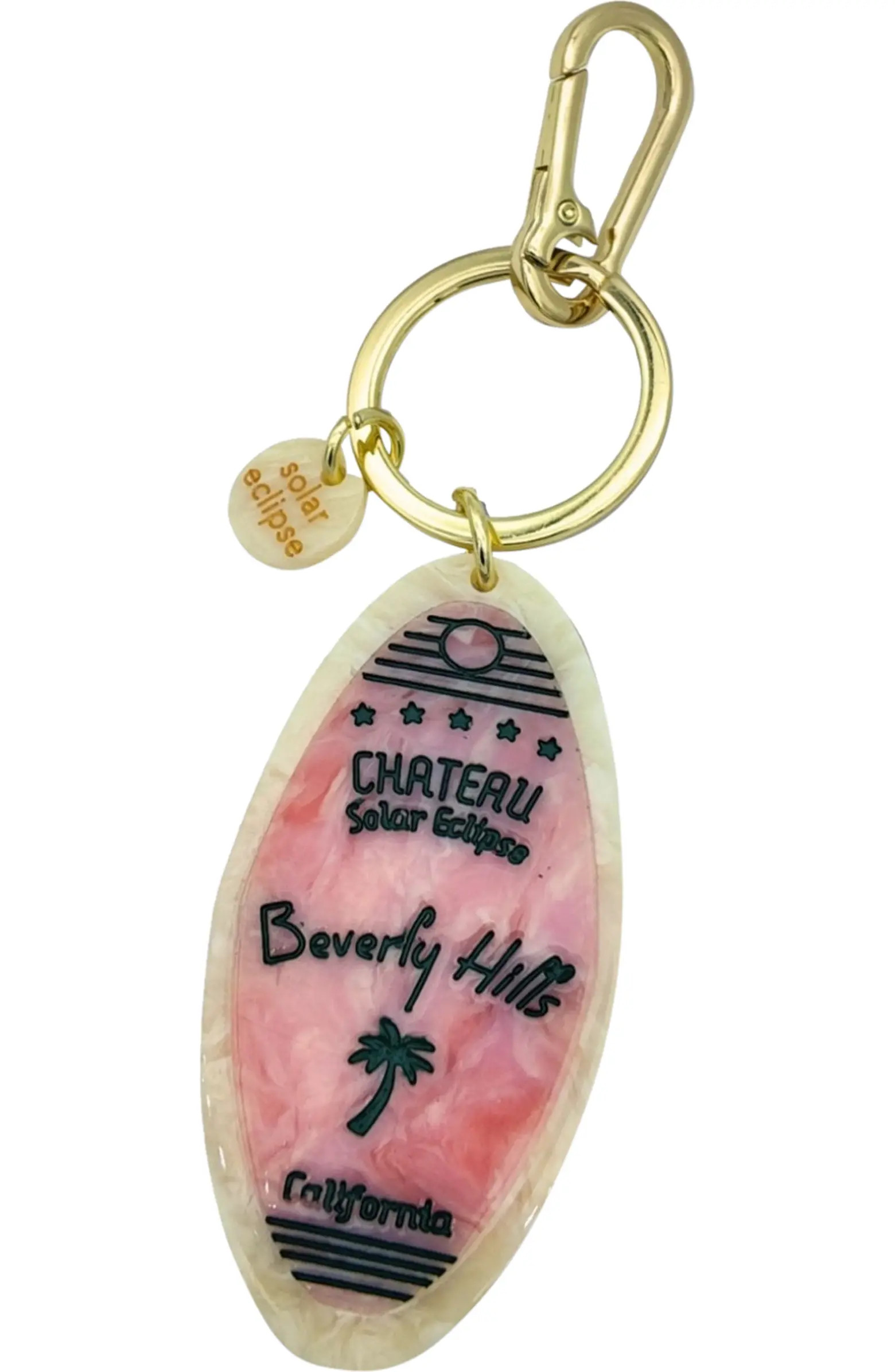 Hand Painted Chateau Key Chain Bag Charm | Nordstrom