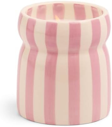 Paddywax Cabana Hand-Painted Scented Candle in Ceramic Reusable Food Safe Jar, Clean-Burn Soy Can... | Amazon (US)