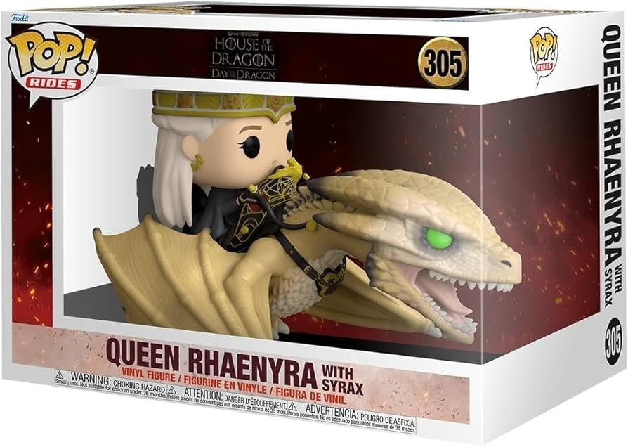Funko Pop! Rides Deluxe: House of The Dragon - Queen Rhaenyra with Syrax | Amazon (US)