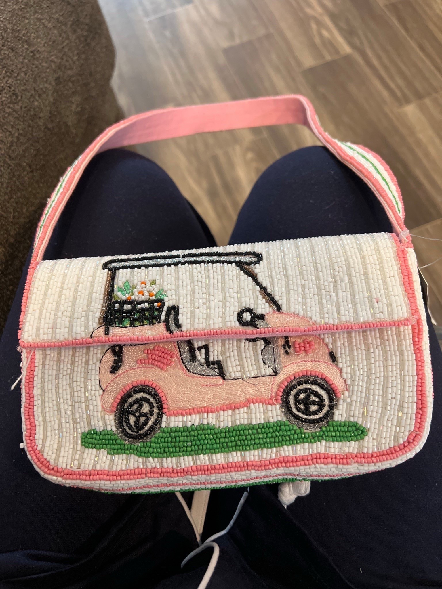 The perfect bag for masters weekend! Complete your look on the course with this beaded golf cart bag - instantly elevating any outfit!

#LTKStyleTip #LTKFindsUnder100 #LTKSeasonal