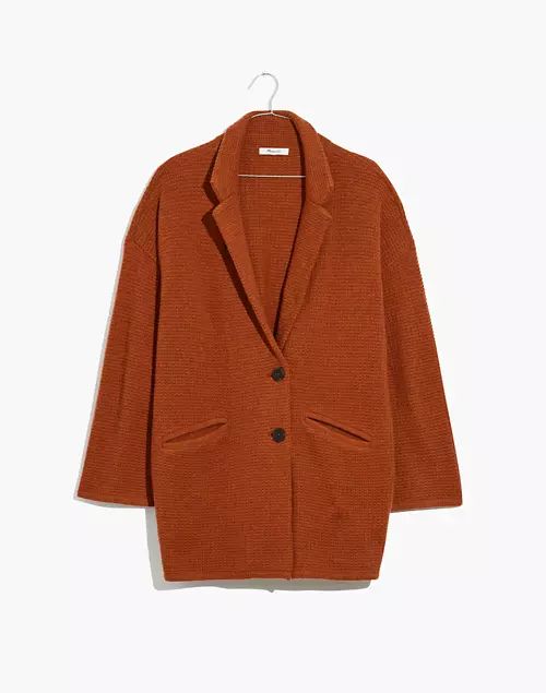 Textured Blazer Sweater Jacket | Madewell