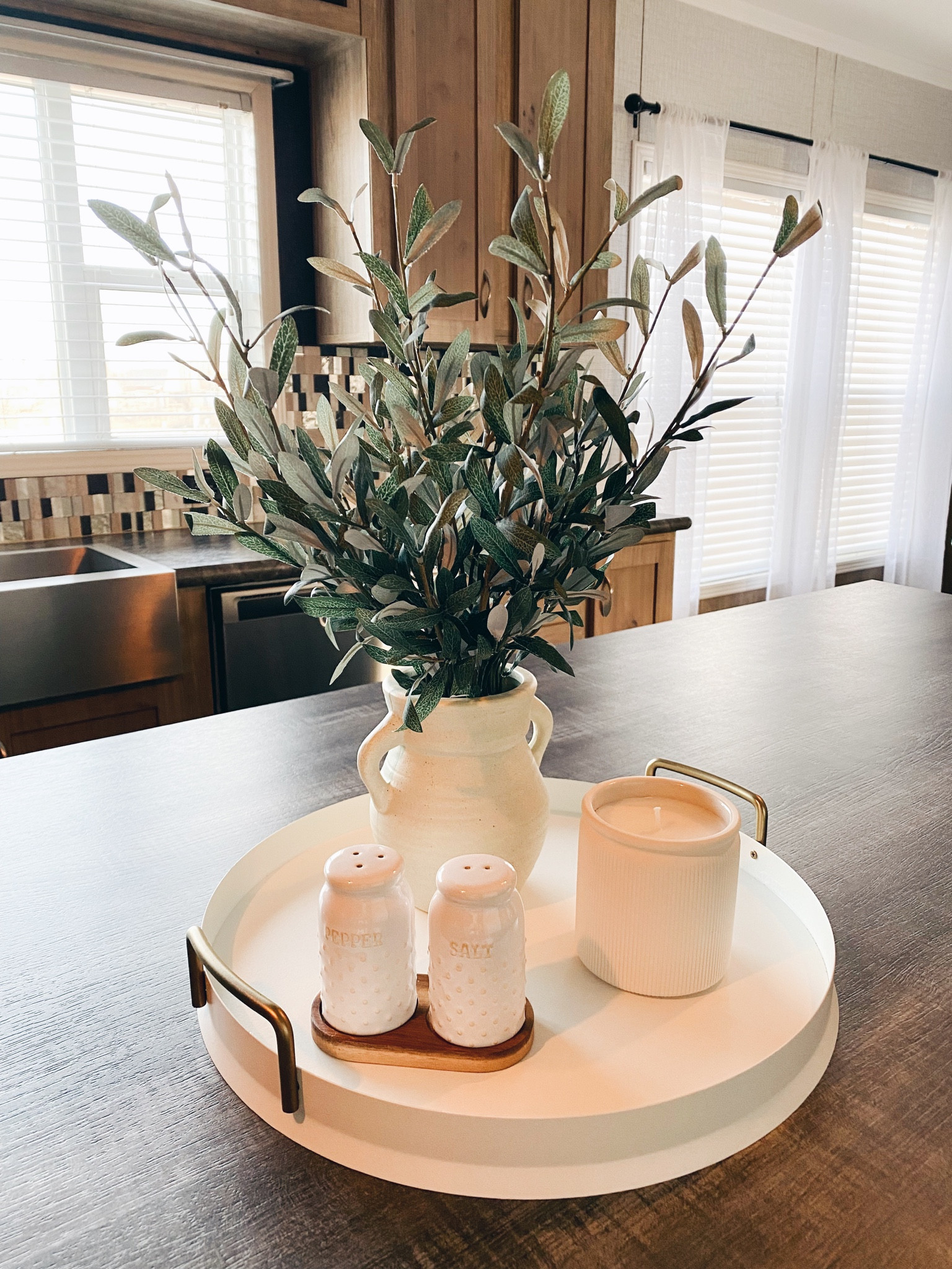 Island centerpiece decor from Target 
#target #homedecor #centerpiece #tray #kitchen #decor

#LTKhome #LTKFind #LTKunder100