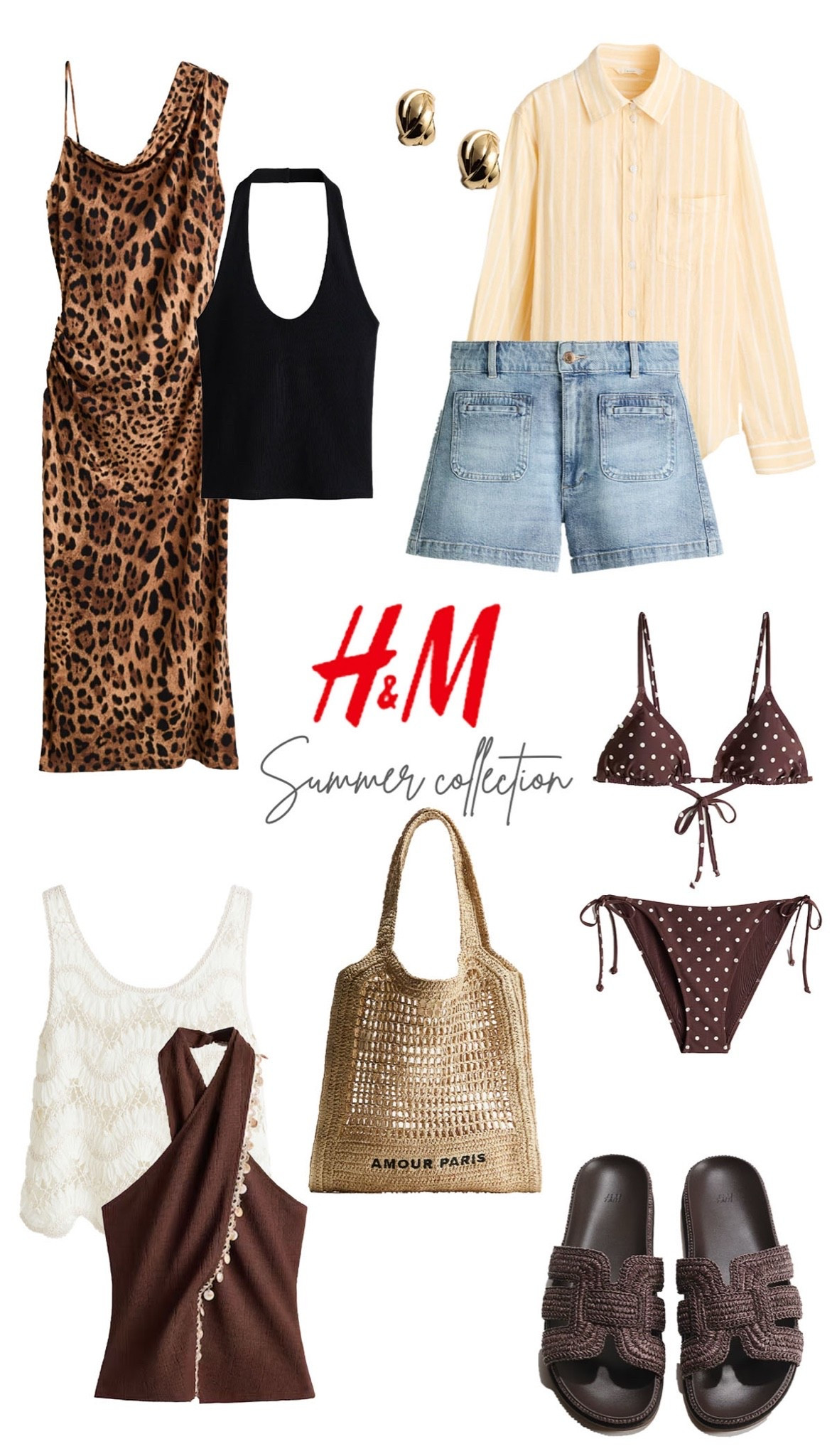 New H&M collection 🙌🏼

#hm #spring #summer #dress #bikini #sandals #shorts #shirt

#LTKsummer #LTKspring #LTKstyletip