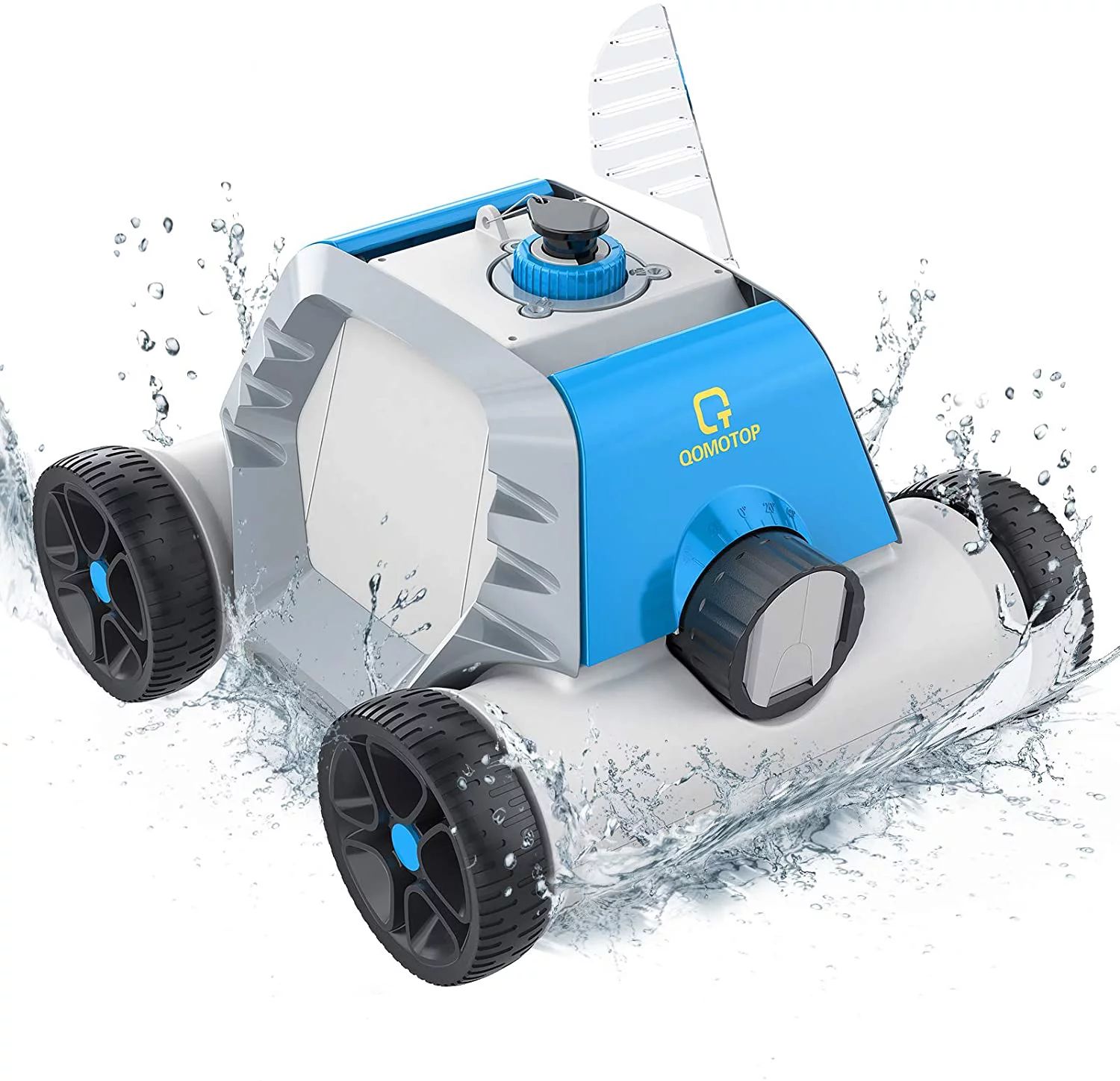 QOMOTOP Robotic Pool Cleaner, Cordless Automatic Pool Cleaner with 5000mAh Rechargeable Battery, ... | Walmart (US)