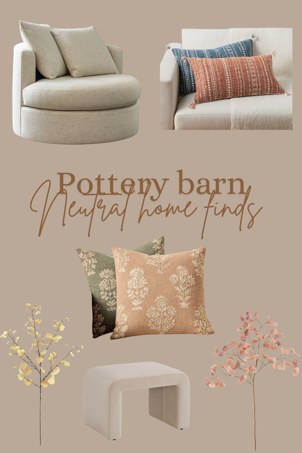 Obsessed with these neutral finds from Pottery Barn! Perfect for elevating any space.#PotteryBarnStyle #NeutralHomeDecor #HomeInspo #NeutralInteriors #ModernDecor #ShopTheLook #HomeStyle #HomeDecorFinds

#LTKFallSale #LTKSaleAlert #LTKHome