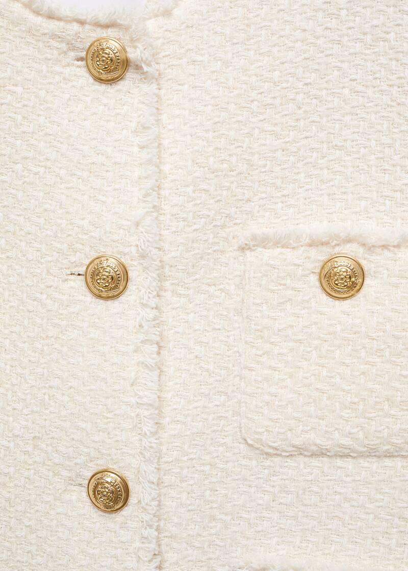 Pocket tweed jacket -  Woman | MNG Australia | Mango (US/MX/AU)
