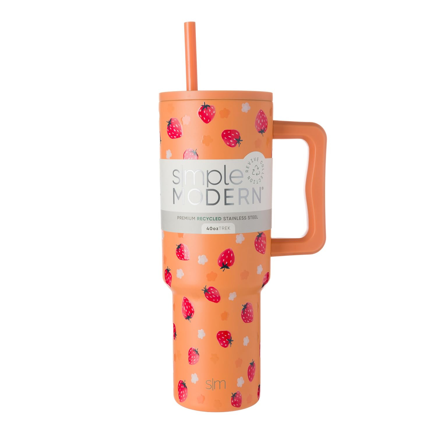 Simple Modern 40 oz Trek Tumbler with Handle and Straw Lid | Cup Holder Friendly Insulated Stainl... | Amazon (US)