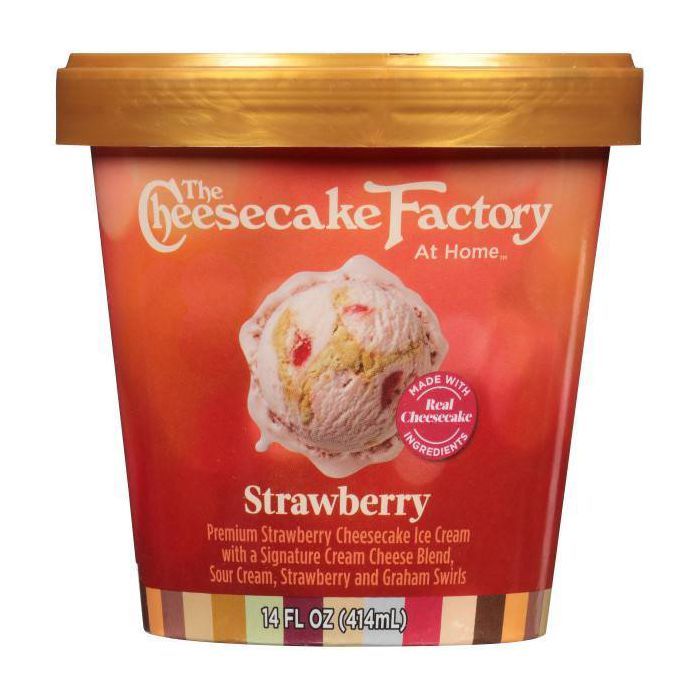 Cheesecake Factory Strawberry Ice Cream - 14oz | Target
