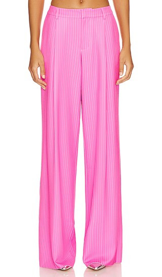 Messi Pant in Pink & White Stripe | Revolve Clothing (Global)